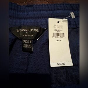 Banana Republic Men’s Seersucker Navy Pants